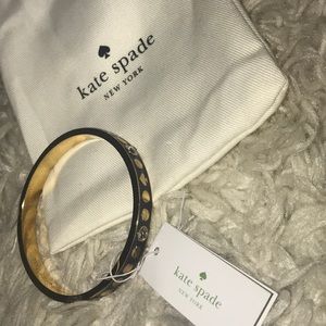 authentic Kate Spade “spot the spade” bracelet